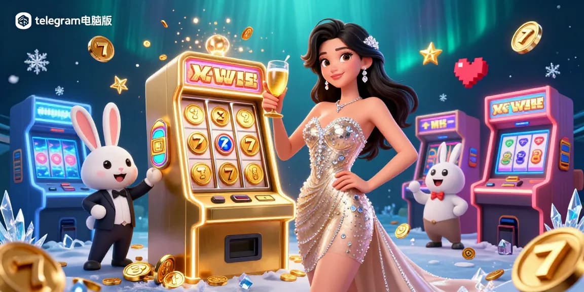 与一位庆祝金色大奖老虎机的惊艳女性一起体验telegram电脑版的兴奋！