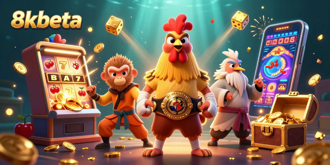 Engage with 8kbeta's vibrant casino experience featuring dynamic characters and exciting game elements.