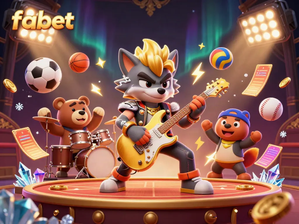 Engage with exciting actions at FABET casino, showcasing dynamic gaming elements and vibrant characters.
