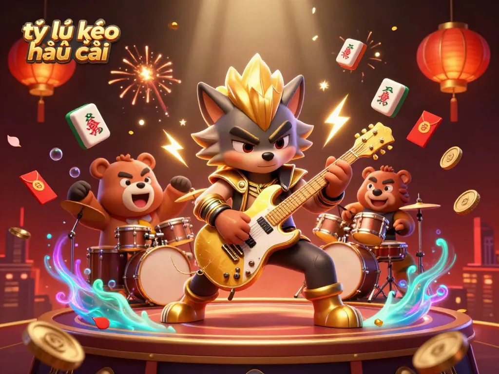 Experience the dynamic world of tỷ lệ kèo nhà cái with vibrant characters and exciting casino elements.